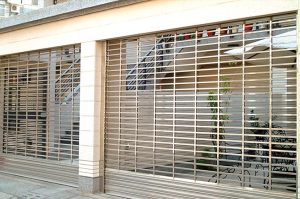 cửa cuốn khớp thoáng aust door song vuông