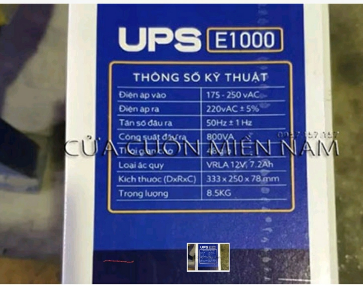 Bình Lưu điện Austdoor E1000