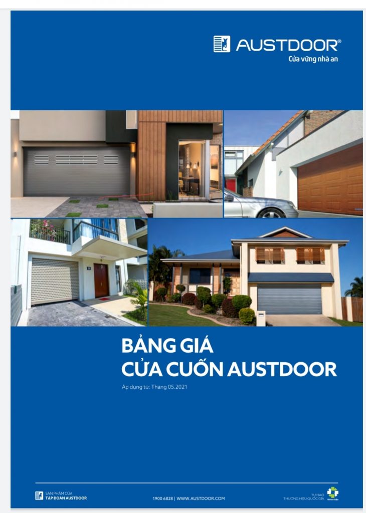 Bảng giá cửa cuốn Austdoor 20201