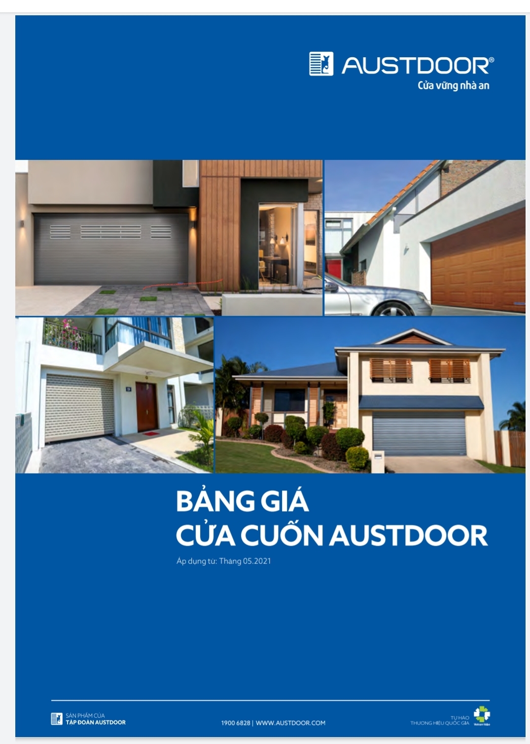 Bảng giá cửa cuốn Austdoor 20201