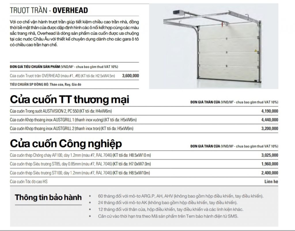 Cửa cuốn trung tâm thương mại