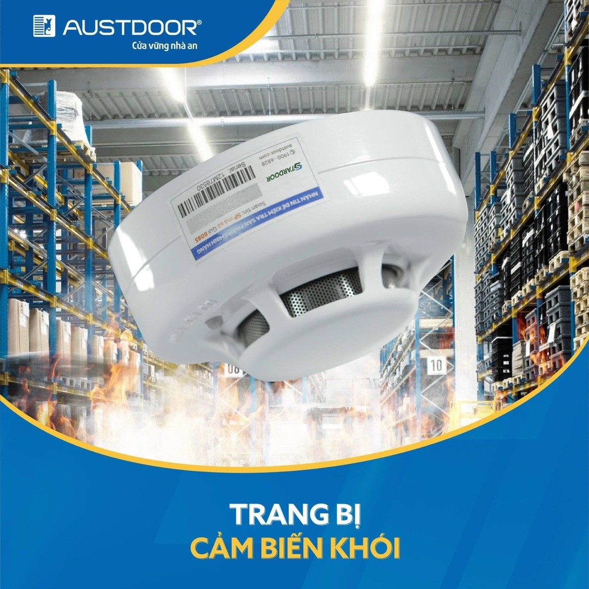 Báo giá cửa cuốn chống cháy Austdoor