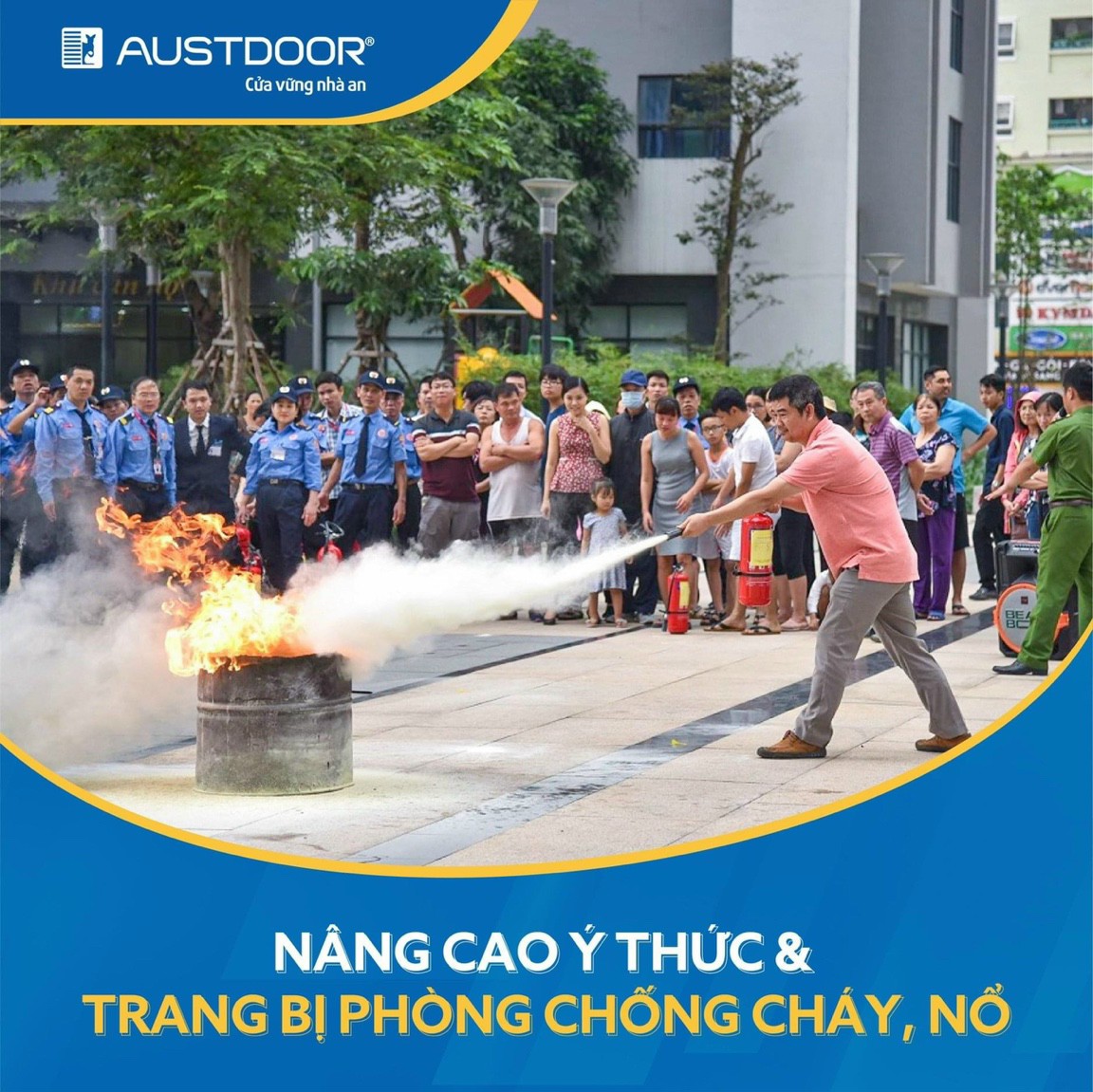 Cửa cuốn chống cháy Austdoor 01
