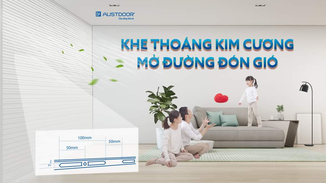 Cửa cuốn khe thoáng Austdoor Gò Vấp