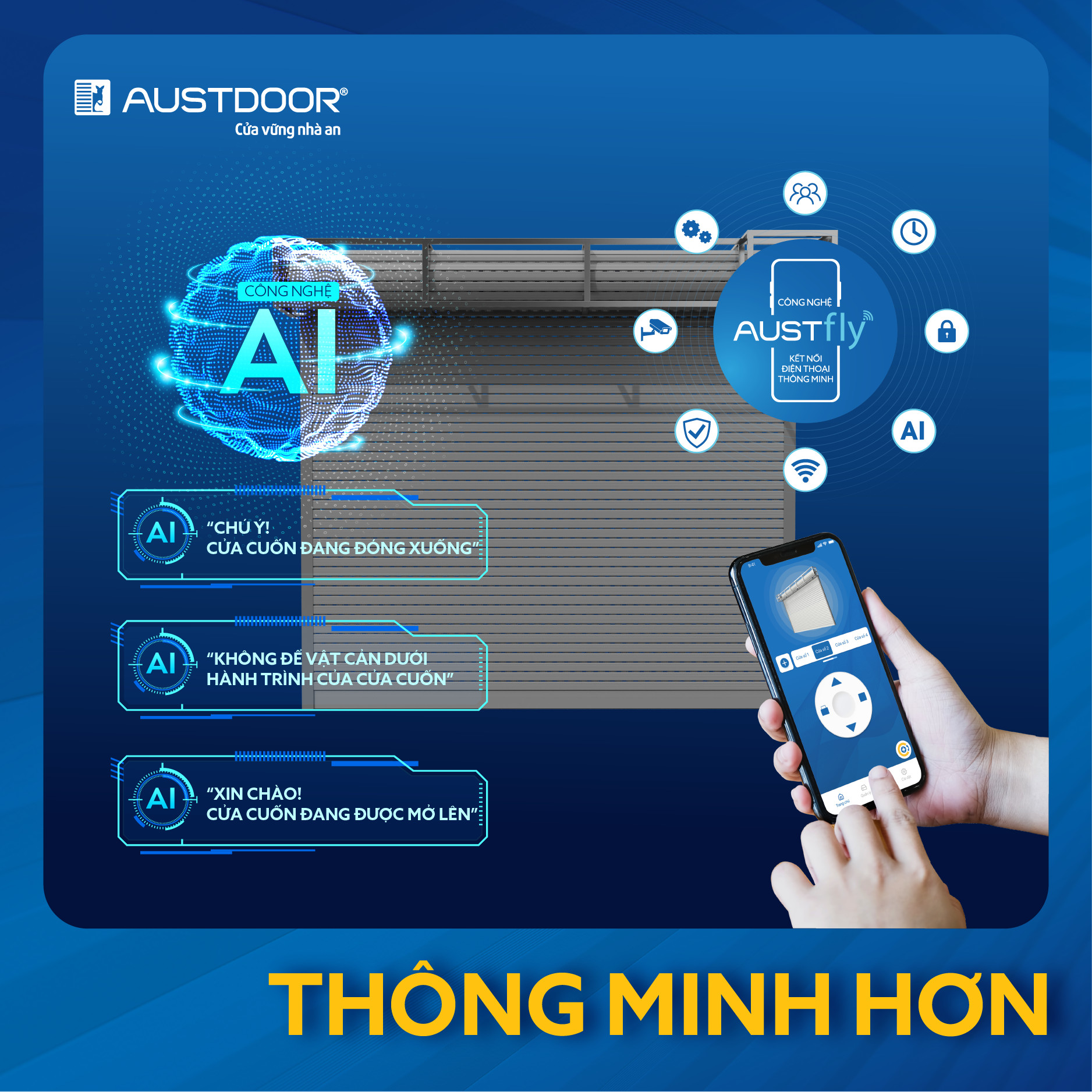 3 Lý do Motor dòng S Cửa cuốn Austdoor Huyện Dương Minh Châu Tây Ninh được lựa chọn