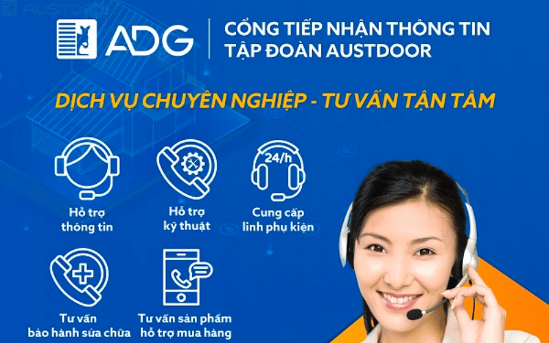 Cửa cuốn Austdoor Huyện Tân Hưng Long An - Chính hãng bảo hành 5 năm