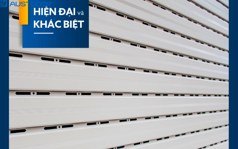 Dòng cửa xuyên sáng Cửa cuốn Austdoor Huyện Mộc Hóa Long An