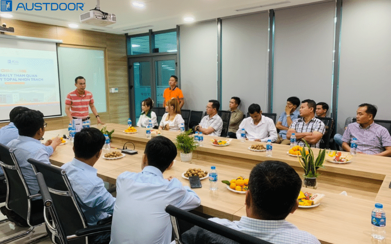 Khám phá hành trình Đại Lý Cửa Cuốn Austdoor Huyện Châu Đức Bà Rịa Vũng Tàu tham quan Nhà Máy Austdoor Miền Nam