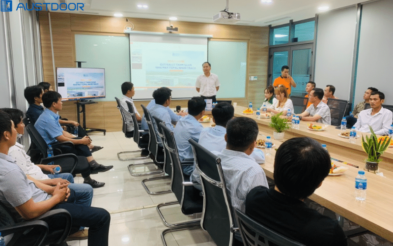 Khám phá hành trình Đại Lý Cửa Cuốn Austdoor Huyện Châu Đức Bà Rịa Vũng Tàu tham quan Nhà Máy Austdoor Miền Nam