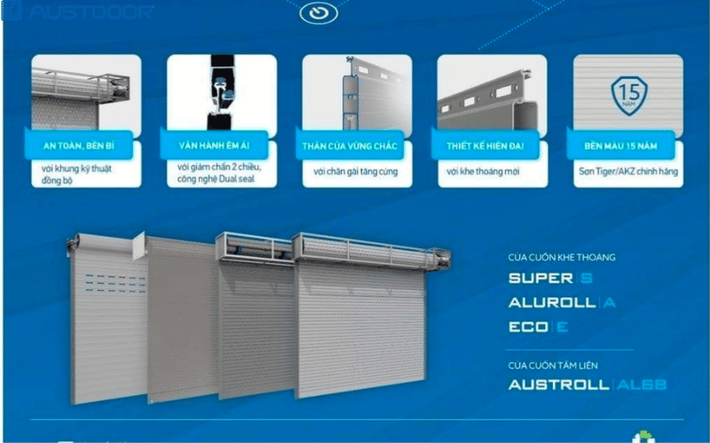 Tìm hiểu về công nghệ thông minh Cửa cuốn Austdoor Huyện Vĩnh Cửu Đồng Nai