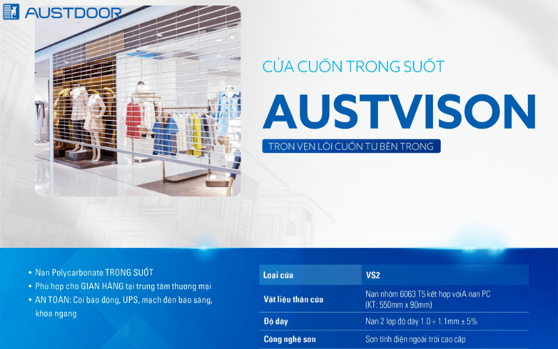 Tư vấn chọn loại Cửa cuốn Austdoor lắp đặt tại Huyện Châu Thành Tây Ninh