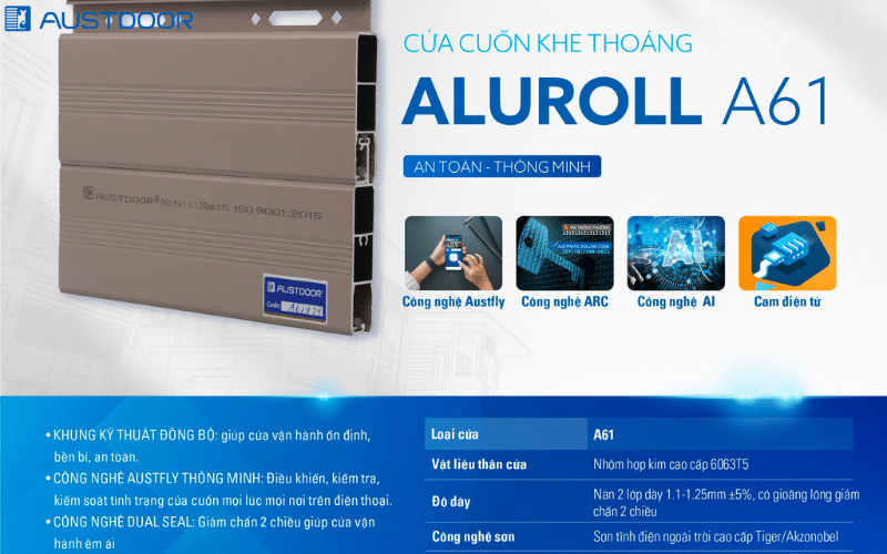 Tư vấn chọn loại Cửa cuốn Austdoor lắp đặt tại Huyện Châu Thành Tây Ninh