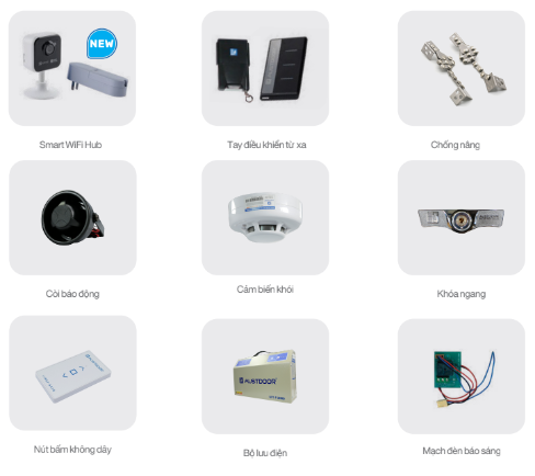 Phụ kiện cửa cuốn Bình lưu điện, Motor, Remote, Điều khiển qua điện thoại Cần Giờ TPHCM