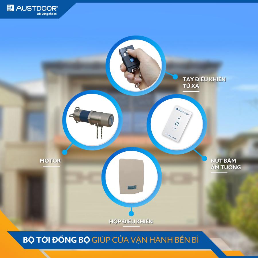 Phụ kiện cửa cuốn Bình lưu điện, Motor , Remote, điều khiển qua điện thoại Quận Gò Vấp TPHCM