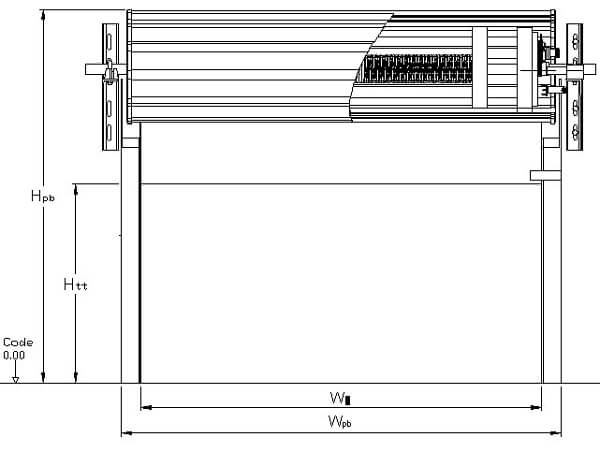Kích Thước Cửa Cuốn Austdoor Tiêu Chuẩn
