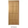 Mẫu cửa gỗ chống cháy Austdoor SPM202 tông vàng sáng tinh tế
