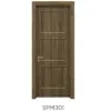 Mẫu cửa gỗ chống cháy Austdoor SPM301 chia ô phào sang trọng