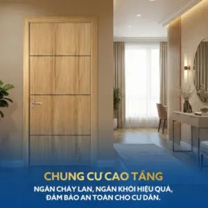Ứng dụng cửa chống cháy SPETEK tại các căn hộ chung cư