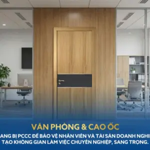 Ứng dụng cửa chống cháy SPETEK tại các văn phòng