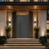 Mẫu cửa thép biệt thự Austdoor Luxury 2 tạo diện mạo thời thượng, uy nghi cho mặt tiền công trình