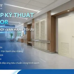 Cửa thép kỹ thuật Austdoor dòng A lắp đặt tại phòng điện tòa nhà