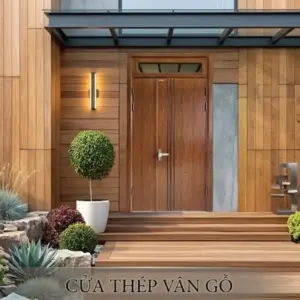 Ứng dụng của cửa thép vân gỗ Austdoor Standard 1
