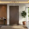Cửa thép vân gỗ Austdoor Standard 2 toàn cảnh mặt cửa vân trắc Lào