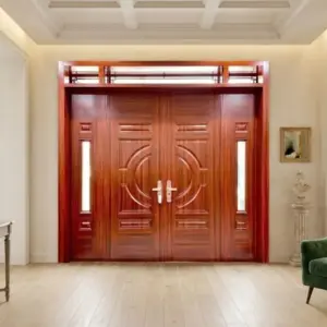 Cửa thép vân gỗ Austdoor Standard 2 lắp tại không gian trần cao