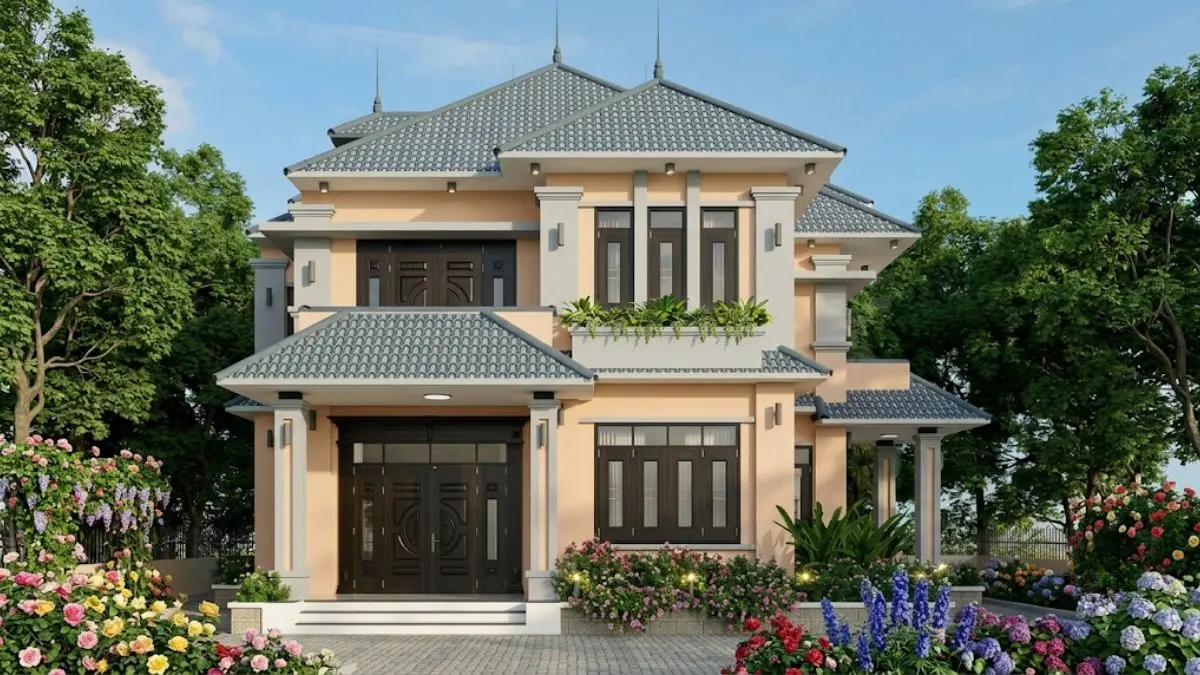 ứng dụng của cửa thép vân gỗ Standard 2