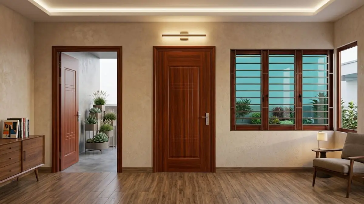 Cửa thép vân gỗ Standard 2 Austdoor chống mối mọt tốt