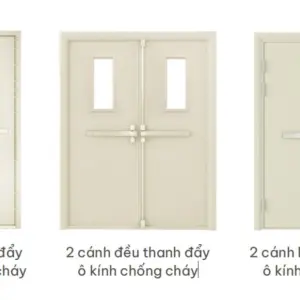 So sánh cửa 2 cánh lệch với các dòng cửa cùng loại
