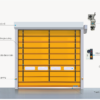 cửa cuốn xếp lớp tốc độ cao AD2700 Austdoor