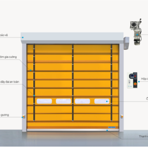 cửa cuốn xếp lớp tốc độ cao AD2700 Austdoor