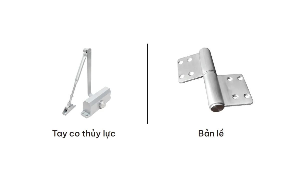 Lắp đặt cửa thép Austdoor Cà Mau - kiểm bản lề và tay co cửa