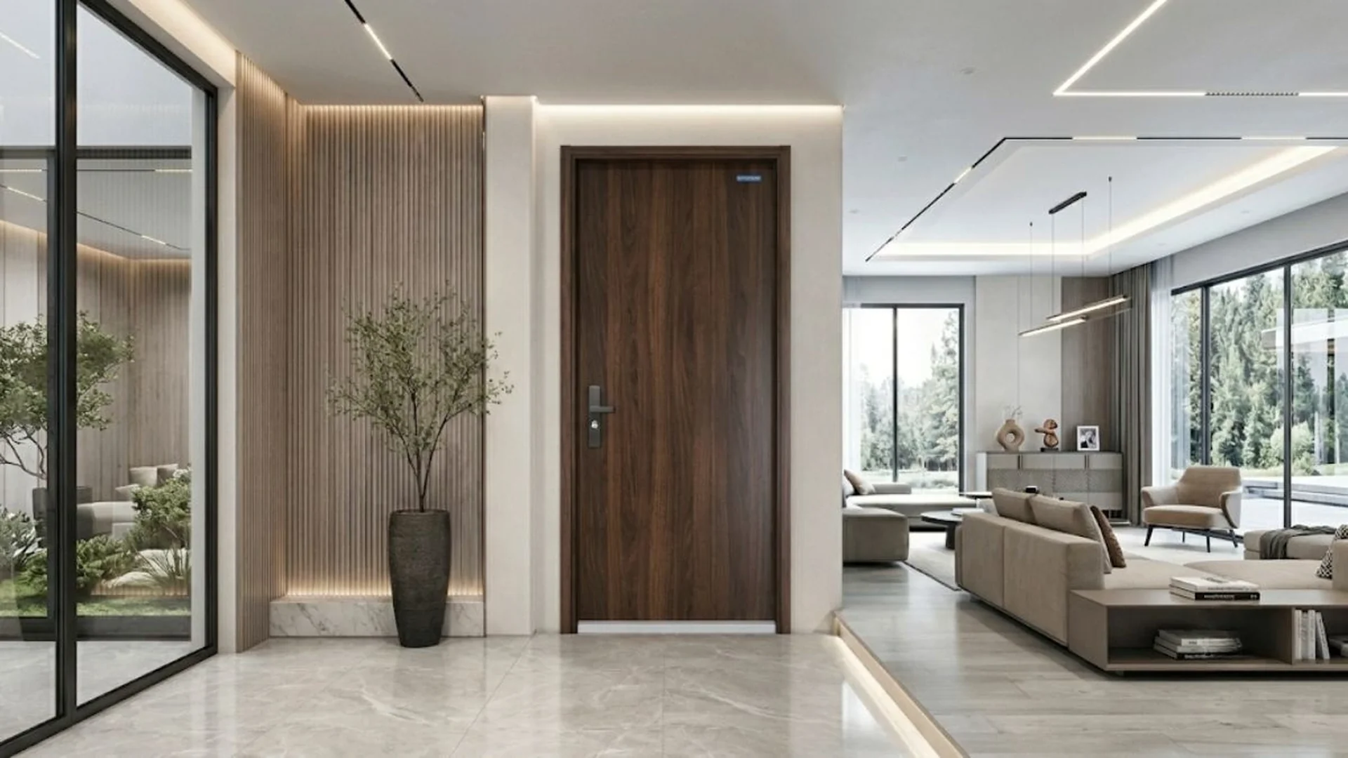 Lắp đặt cửa thép Austdoor trong nội thất nhà phố
