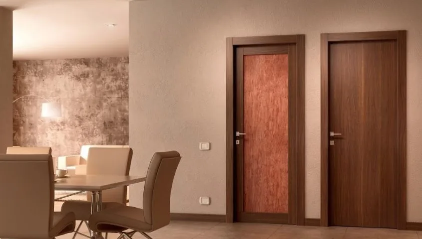 Lắp đặt cửa thép Austdoor Gia Lai - cửa vân gỗ trong phòng hoàn thiện
