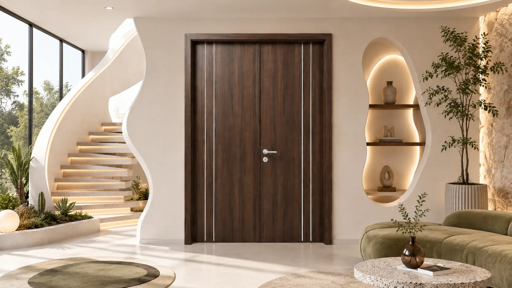 Báo giá cửa gỗ 2 cánh Austdoor giá tốt