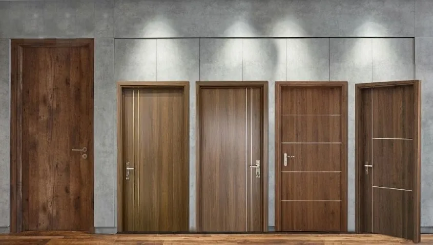 Nẹp hoàn thiện cửa gỗ Austdoor Cà Mau tại mép ô tường