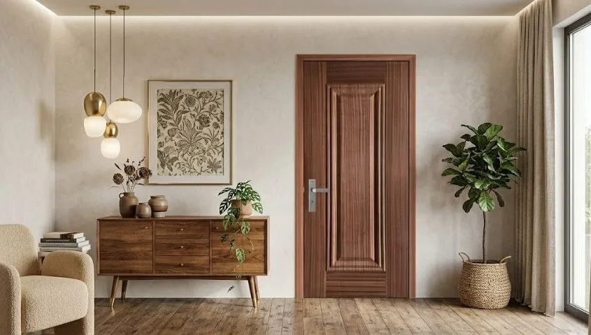 Cửa gỗ Austdoor Tây Ninh - mẫu dùng để tính giá khuôn nẹp