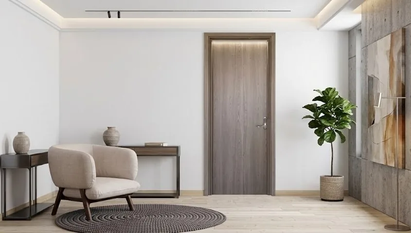Cửa gỗ Austdoor - mẫu vân gỗ và kiểu cánh