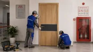 Cửa gỗ chống cháy Austdoor