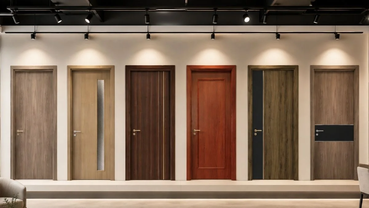 Cửa gỗ nhà phố Austdoor trong không gian nội thất