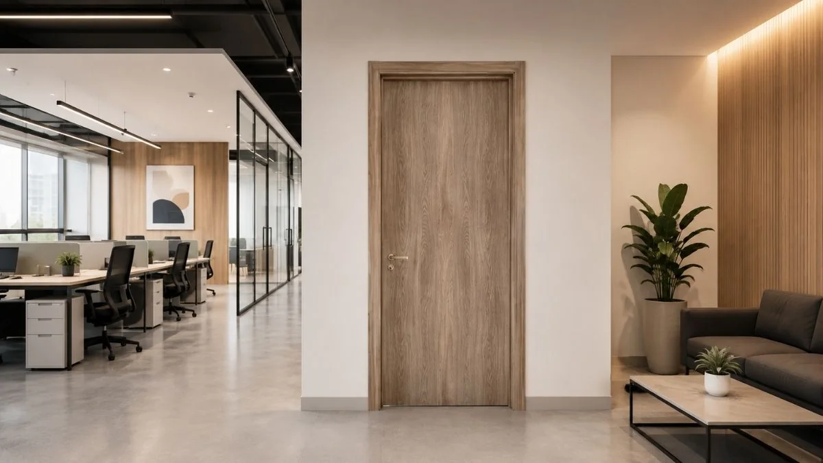 Cửa gỗ trường học Austdoor tại phong hoc