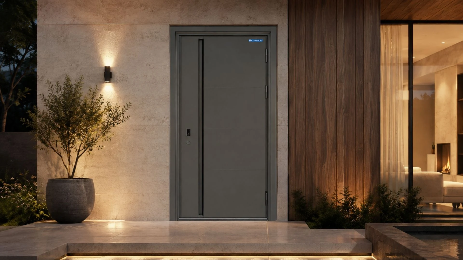 Cửa thép biệt thự Austdoor tại biet thu