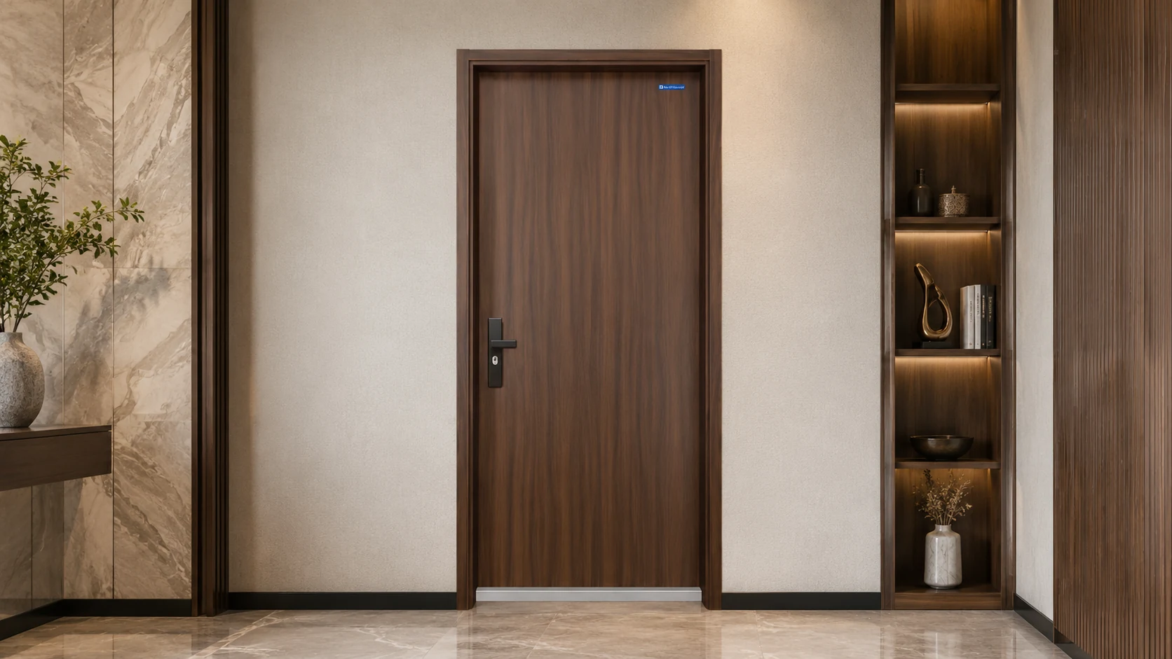 Cửa thép vân gỗ đẹp Austdoor