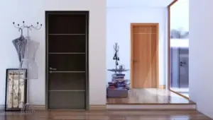 Lắp đặt cửa gỗ Austdoor Cà Mau cho nền thấp dễ ẩm