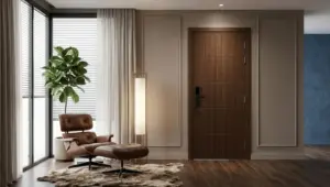 Lắp đặt cửa gỗ Austdoor Cần Thơ cho cửa hai cánh