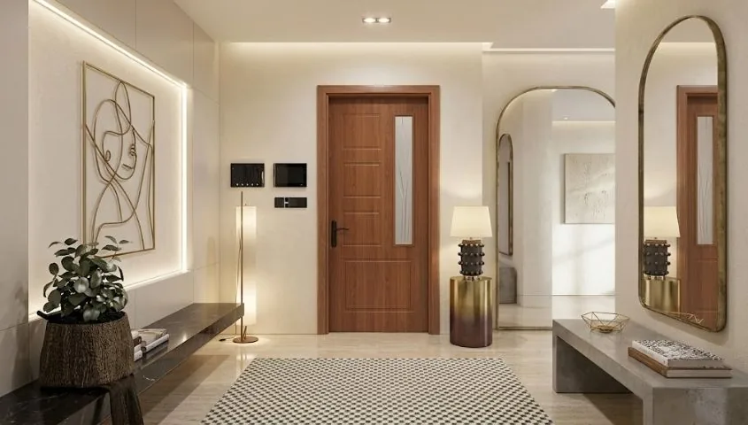 Lắp đặt cửa gỗ Austdoor Đồng Nai - bảo vệ cửa khi thi công nội thất