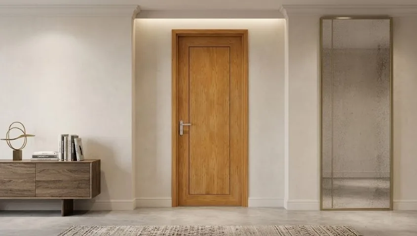 Cửa gỗ hoàn thiện tại Đồng Tháp - bàn giao cấu hình SPETEK