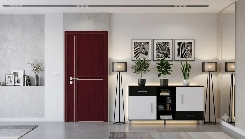 Lắp cửa gỗ chống cháy - phụ kiện và tay co nếu có